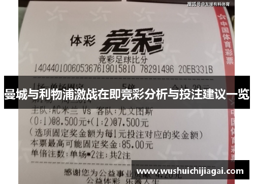 曼城与利物浦激战在即竞彩分析与投注建议一览